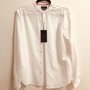 NWT Zara Men white shirt